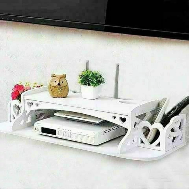 شلف دیواری جای ریسیور مدل قلبی سایز بزرگ