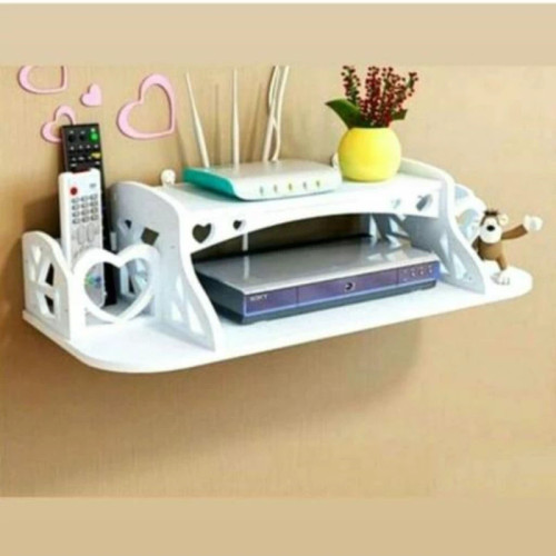 شلف دیواری جای ریسیور مدل قلبی سایز بزرگ