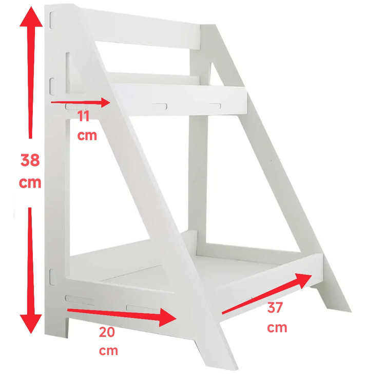 استند لوازم آرایشی جنس PVC ( پی وی سی ) ضد آب