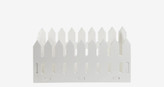شلف باغچه ۲۰ سانتی جنس پی وی سی رنگ سفید کاملا ضد آب