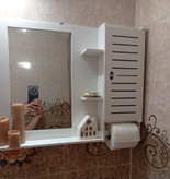 آینه باکس سرویس بهداشتی PVC مدل خطی